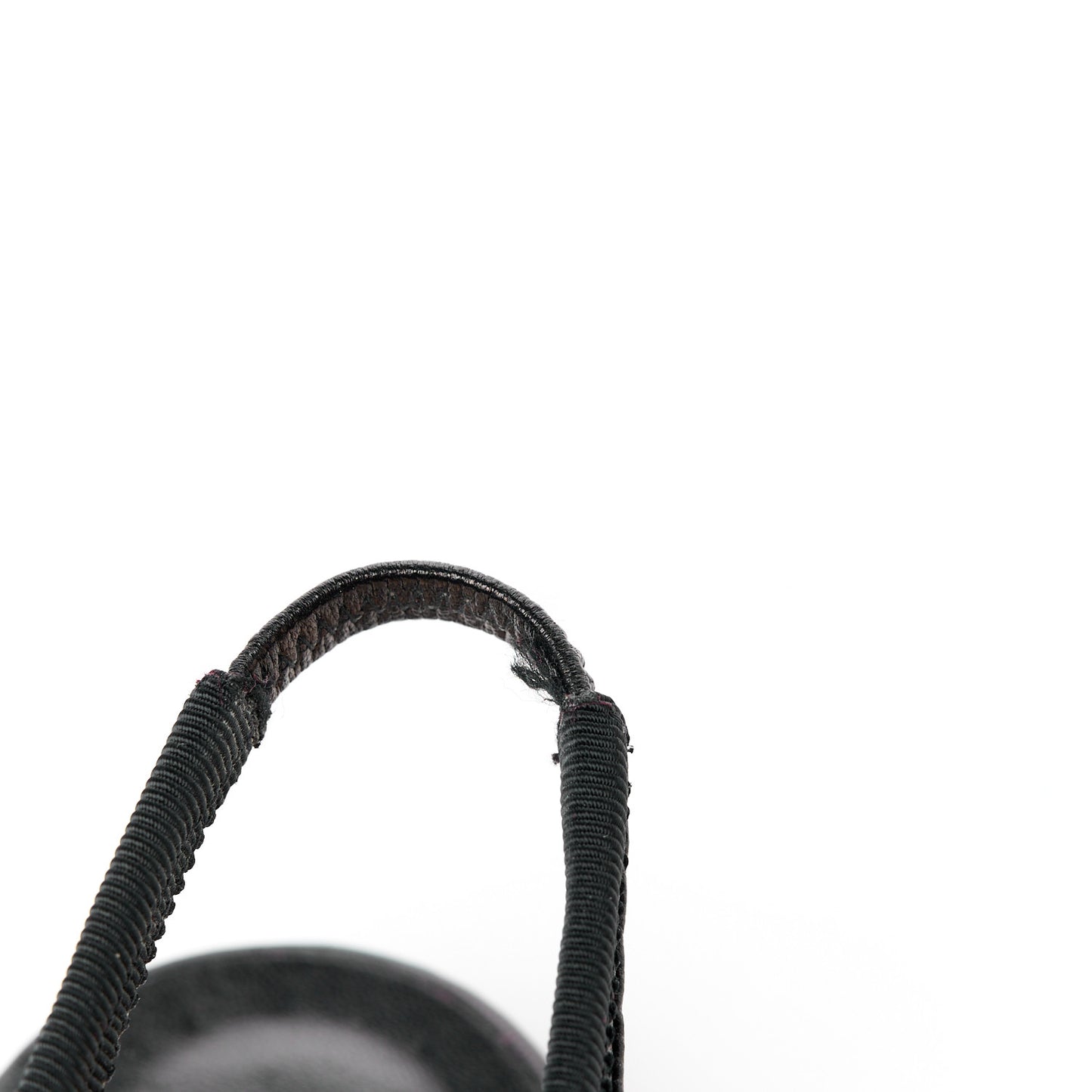 Nappa Spiked Hall Slingback Flats 39.5 Black