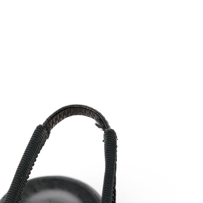 Christian Louboutin Nappa Spiked Hall Slingback Flats 39.5 Black 9 of 10