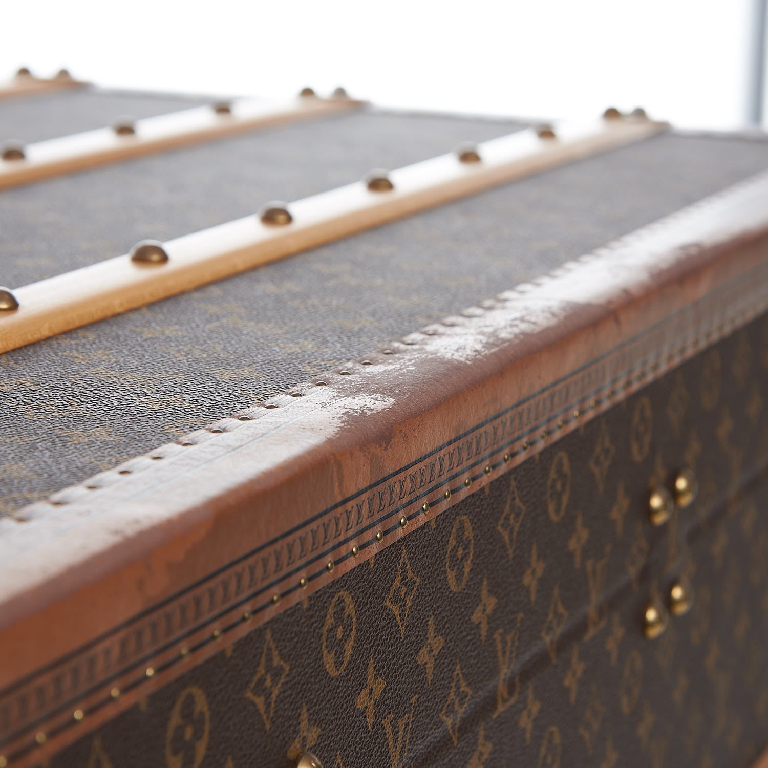 Louis Vuitton Monogram Malle Courrier Lozine Trunk 110 66 of 76
