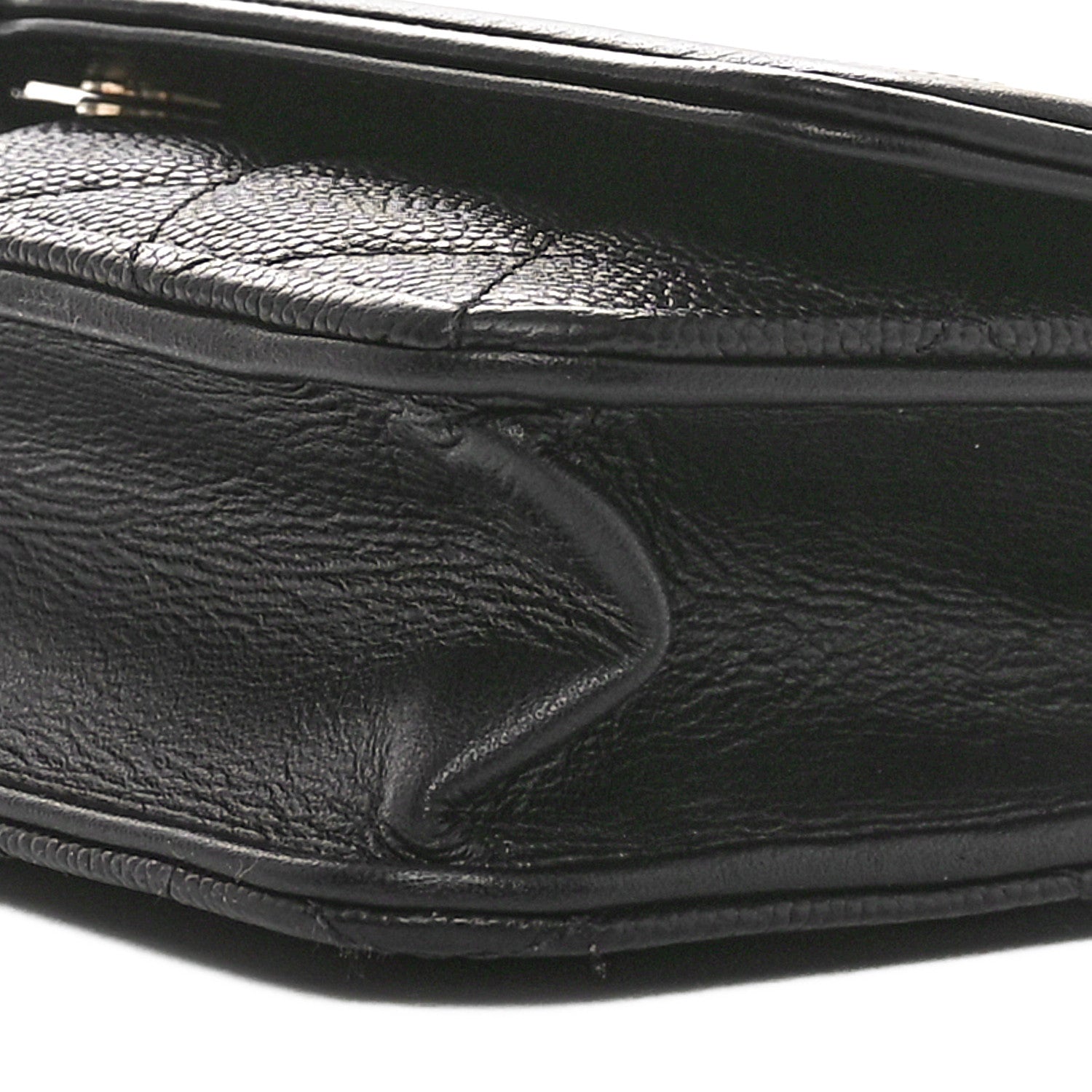 Chanel Caviar Quilted CC Filigree Wallet On Chain WOC Black 11 of 11