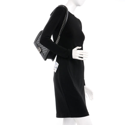 Chanel Caviar Quilted Medium Boy Flap Black 3 of 9