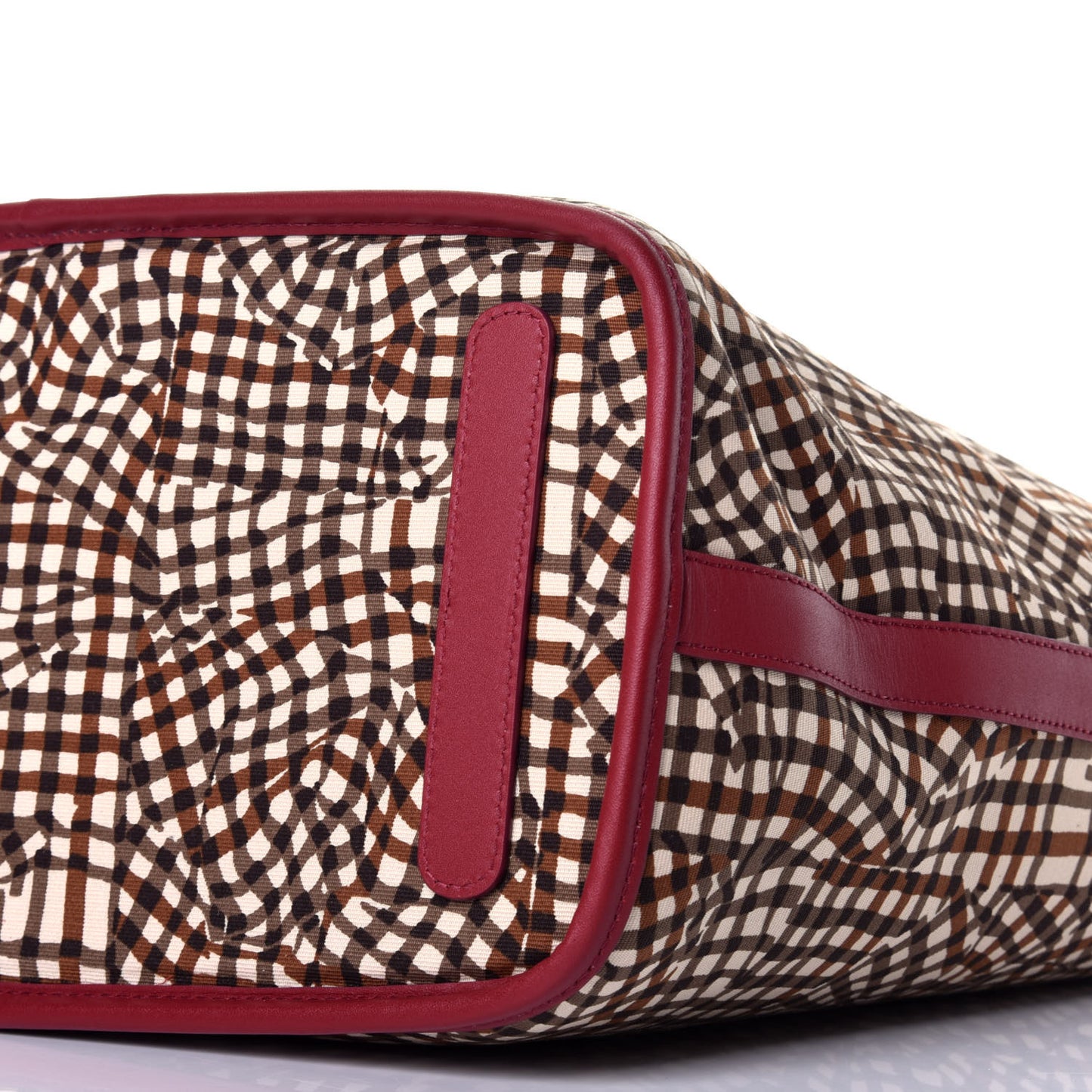 Visetos Medium Liz Reversible Shopper Tote Beige Red