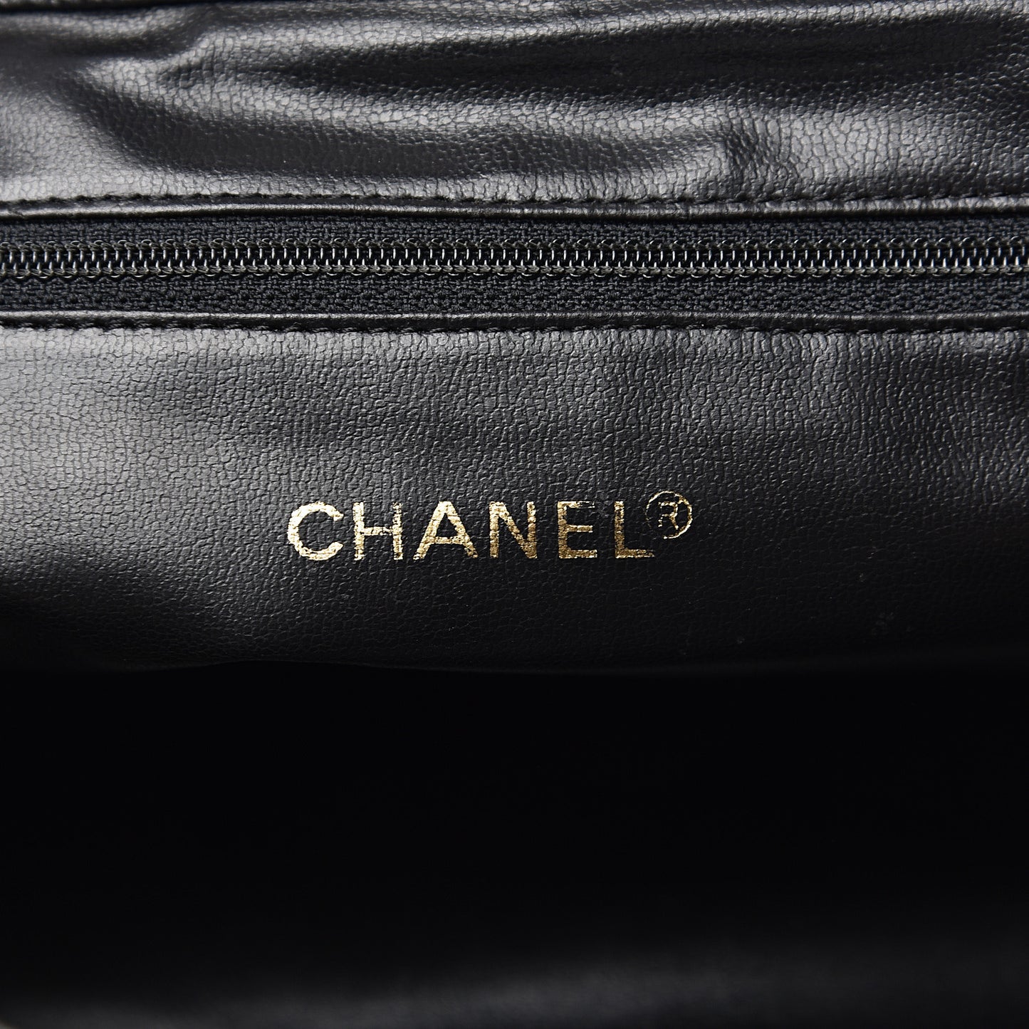 Caviar Drawstring Backpack Black