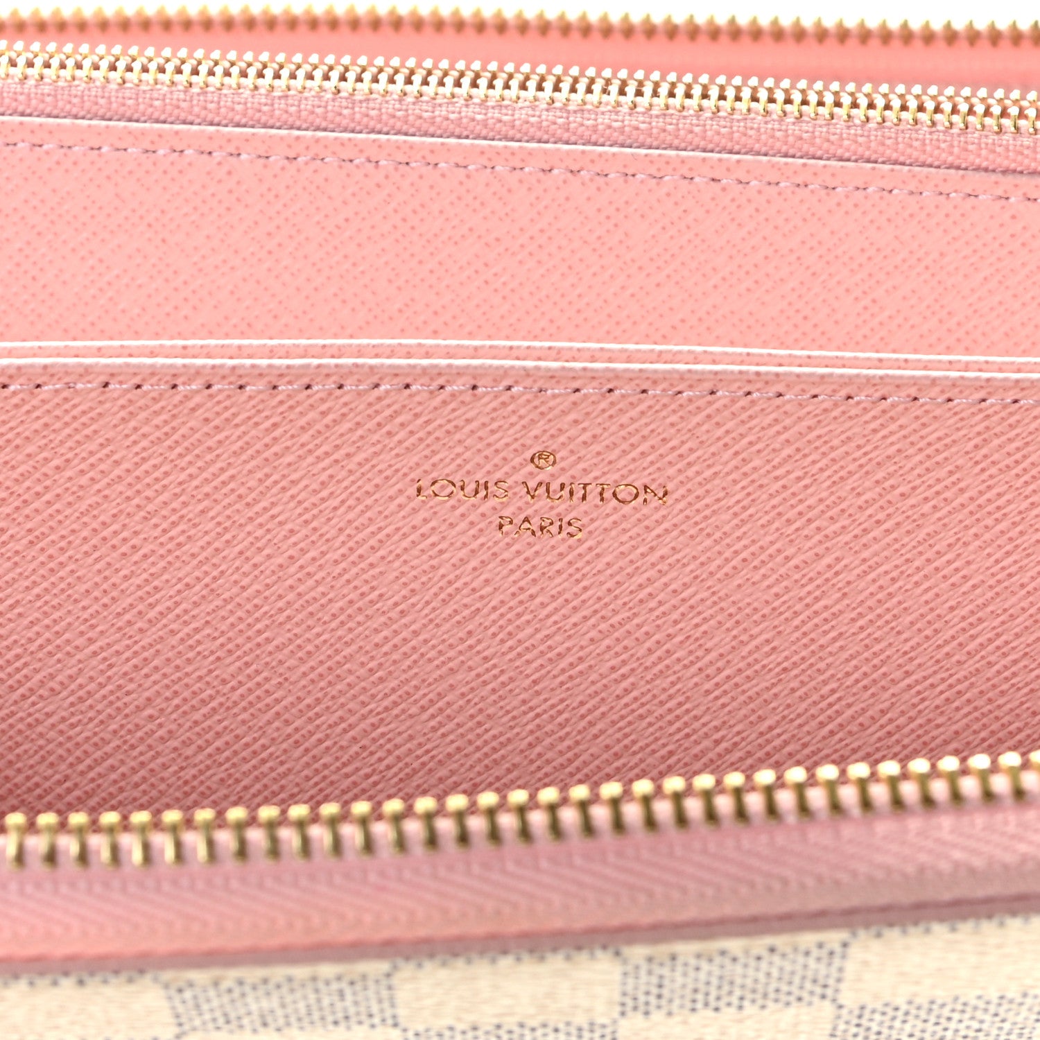 Louis Vuitton Damier Azur Zippy Wallet Rose Ballerine 7 of 8