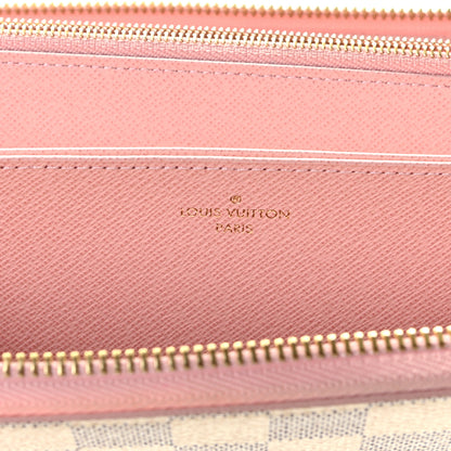 Louis Vuitton Damier Azur Zippy Wallet Rose Ballerine 7 of 8