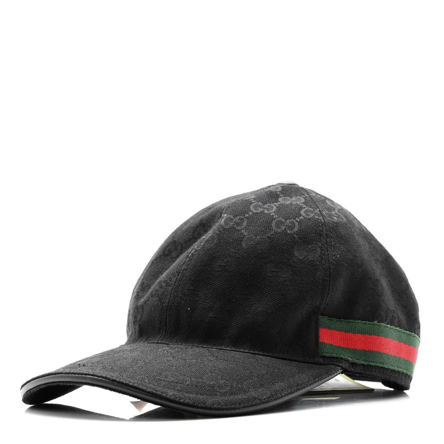 Gucci Monogram Web Baseball Hat XS Black 1 of 9