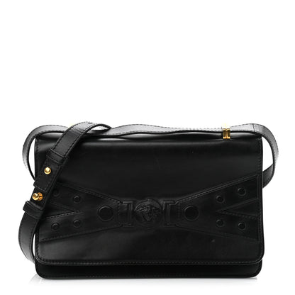 Versace Calfskin Tribute X Shoulder Bag Black 1 of 9