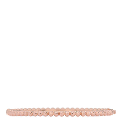 Van Cleef & Arpels 18K Rose Gold Perlee Pearls of Gold Bracelet M 2 of 3