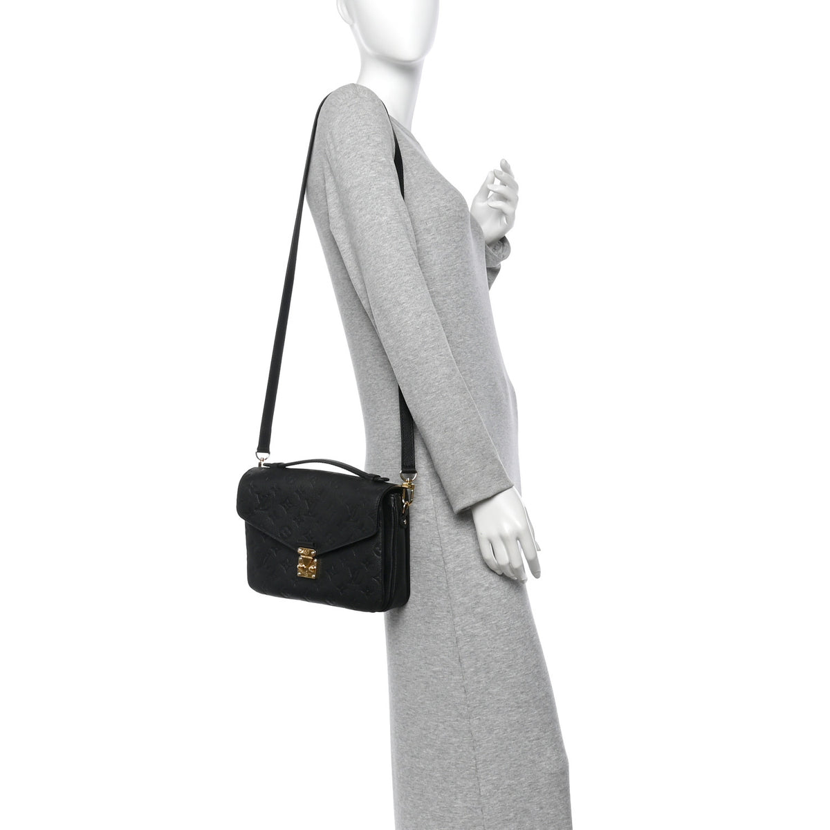 Louis Vuitton Empreinte Pochette Metis Black 2 of 10
