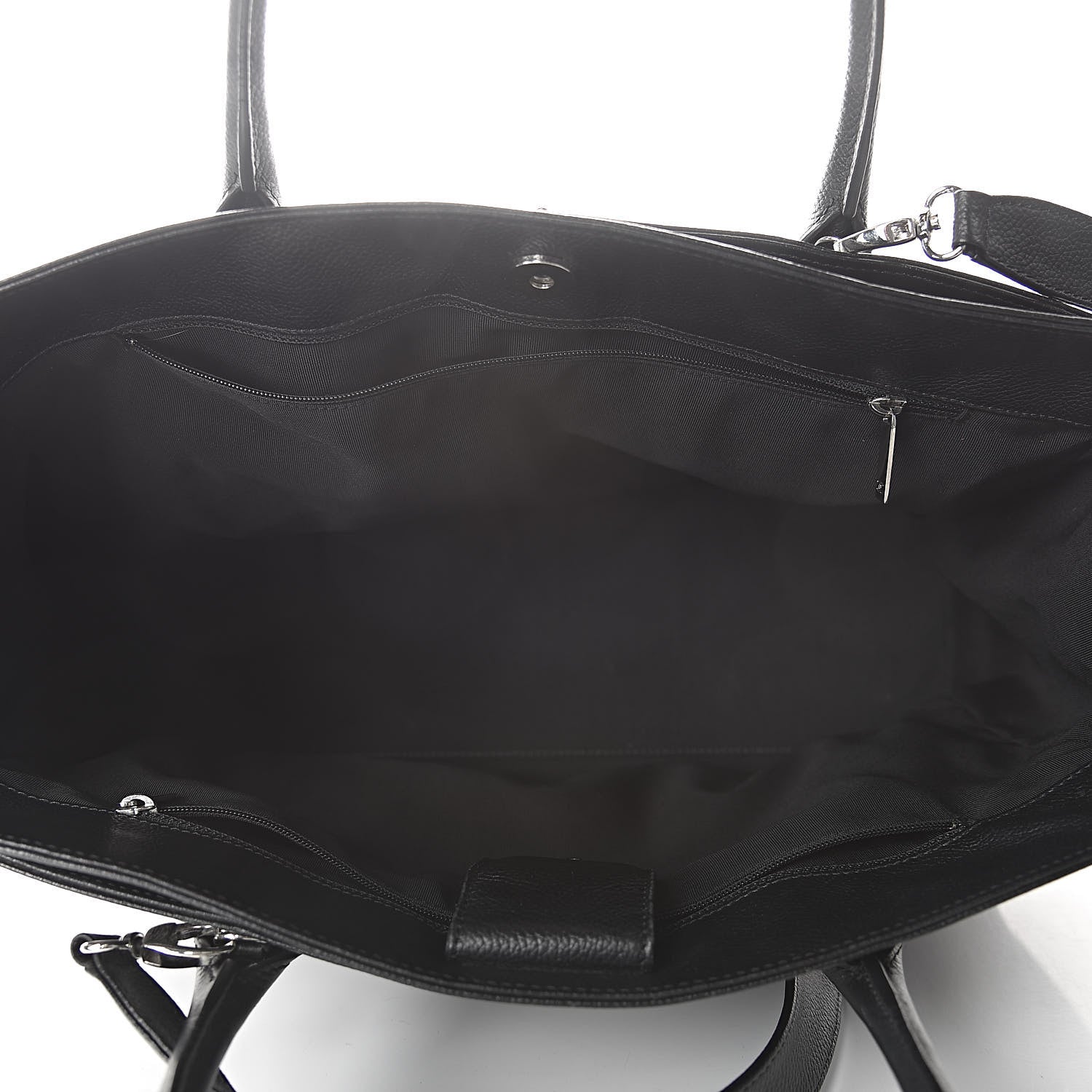 Chanel Calfskin Cerf Executive Shopper Tote Black 6 of 11