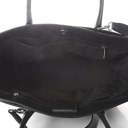 Chanel Calfskin Cerf Executive Shopper Tote Black 6 of 11