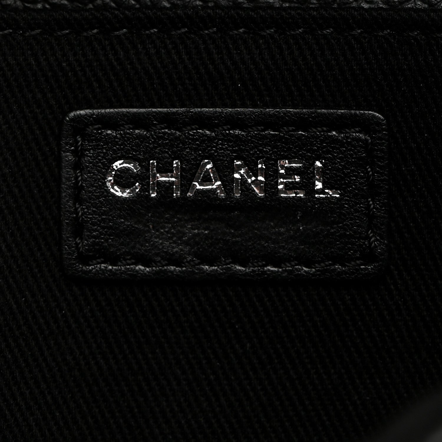 Chanel Grained Calfskin Quilted 2.55 Reissue Flap Belt Bag Clutch Black 6 of 8