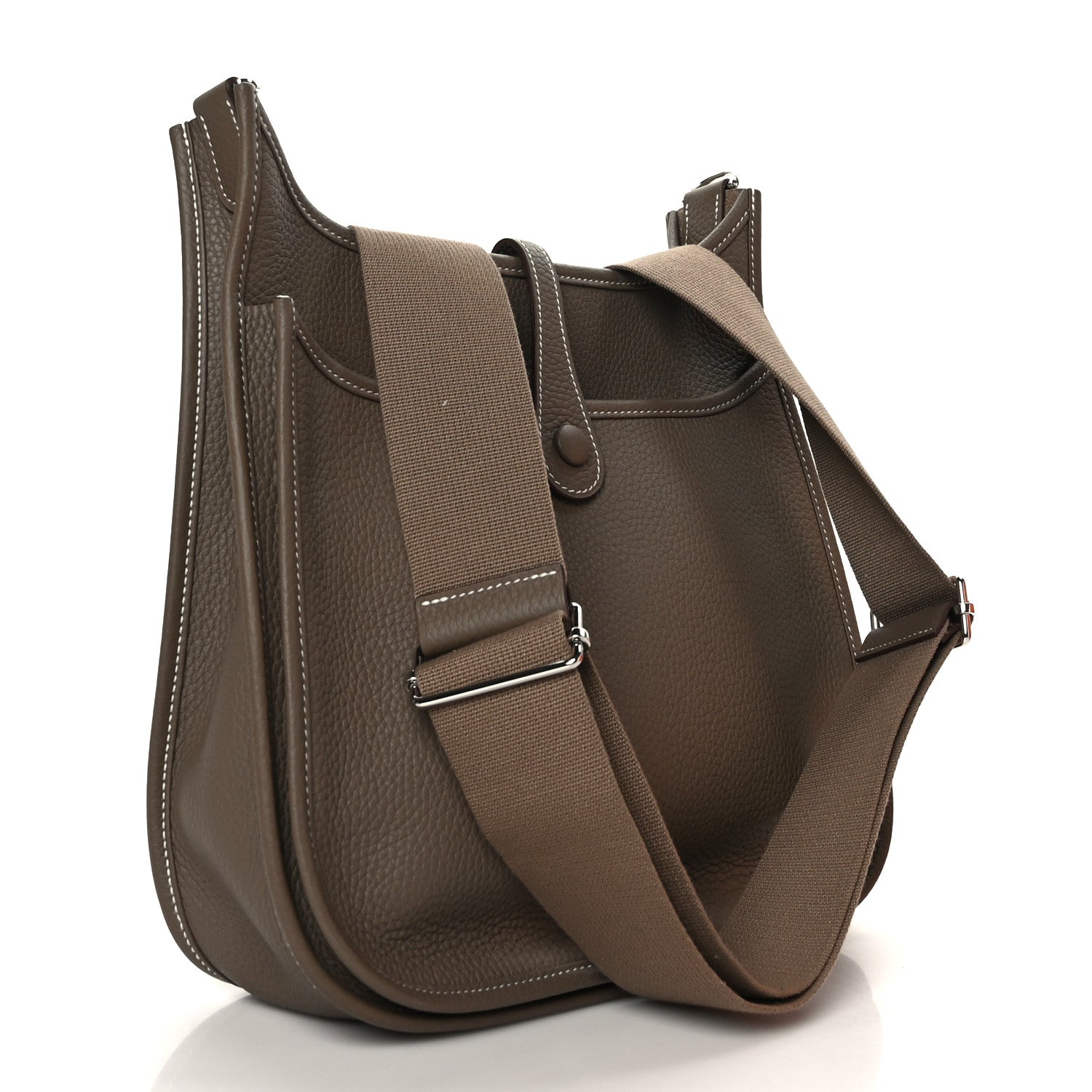Hermes Taurillon Clemence Evelyne III PM Etoupe 3 of 10