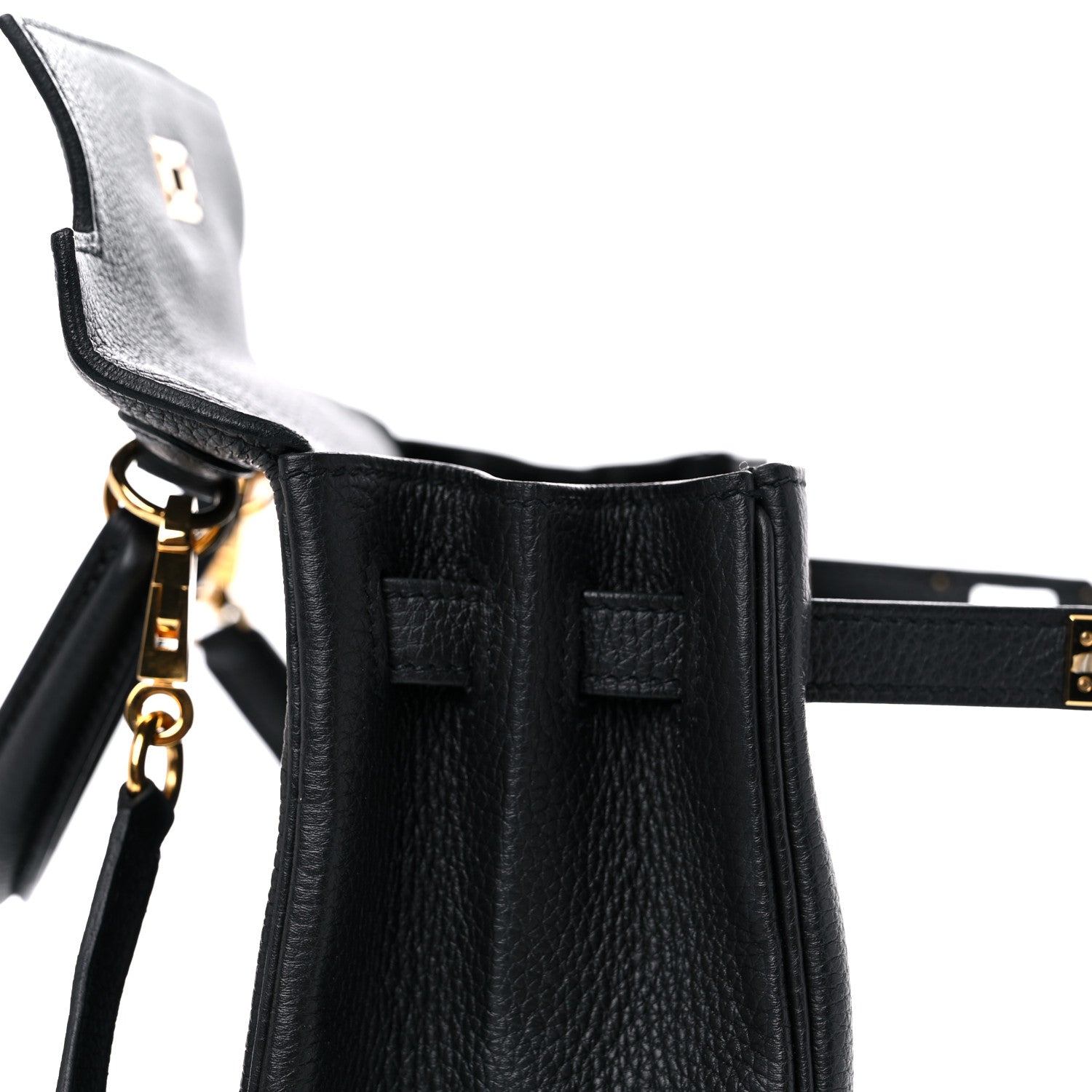 Hermes Togo Kelly Retourne 25 Black 13 of 41