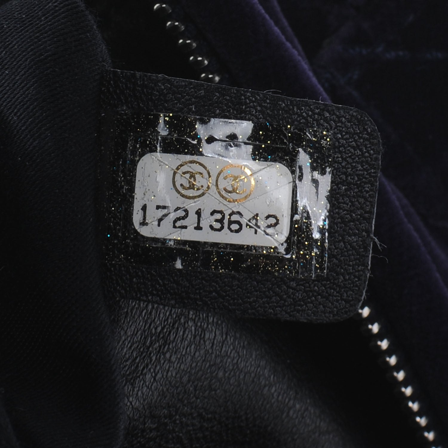 Chanel Velvet Mini Backpack Plum 8 of 8
