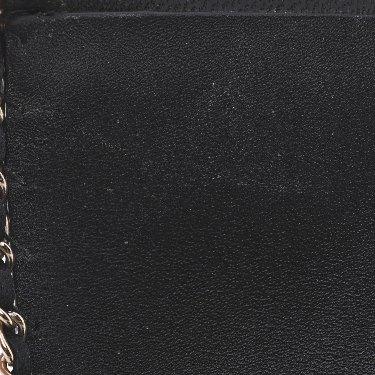 Chanel Lambskin Chain CC Cuff Bracelet Black Gold 6 of 6