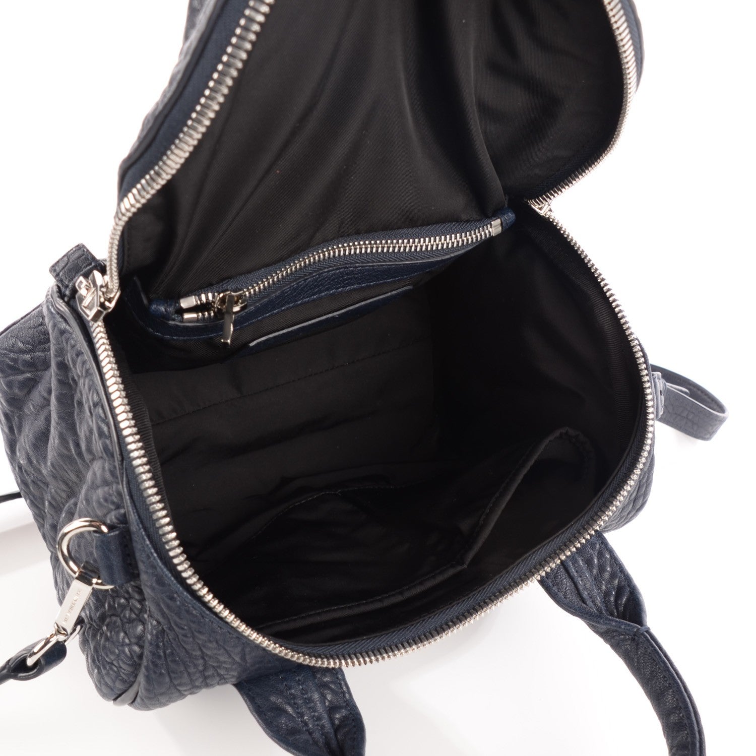 Alexander Wang Pebbled Lambskin Rockie Neptune 5 of 9