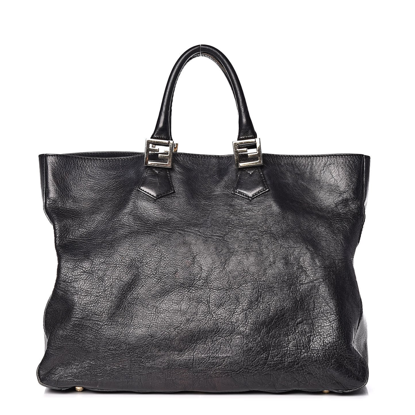 Vitello Acqua Large Twins Tote Black