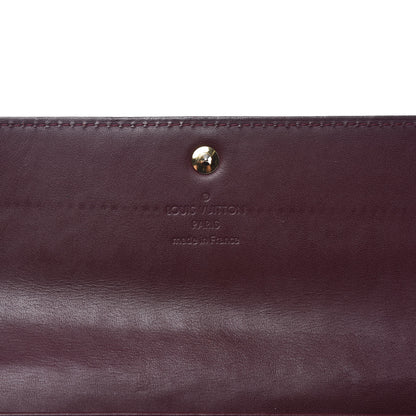 Louis Vuitton Vernis Sarah Wallet Rouge Fauviste 7 of 9