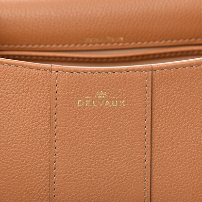 Delvaux Grained Calfskin Mini Brillant Satchel Natural 6 of 10