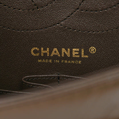 Chanel Aged Calfskin Quilted 2.55 Reissue 225 Flap Dark Green 5 of 10