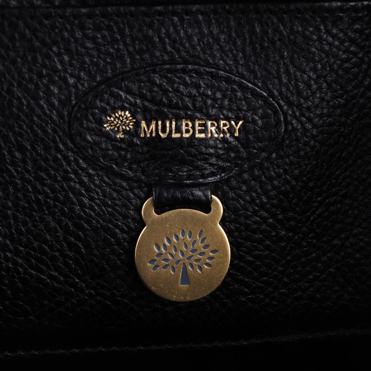 Mulberry Natural Leather Bayswater Black 6 of 10