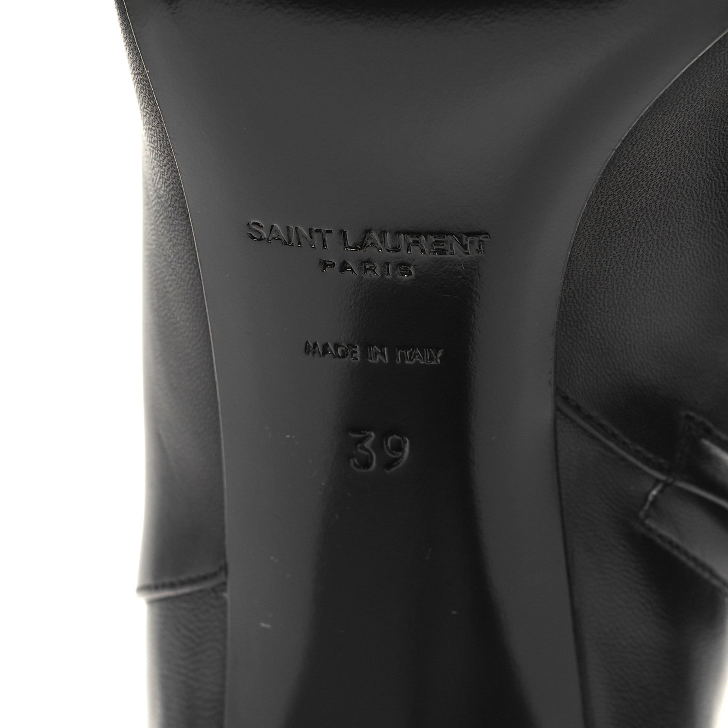 Saint Laurent Nappa Vendome Loulou Ankle Zip Boot 39 Black 7 of 8
