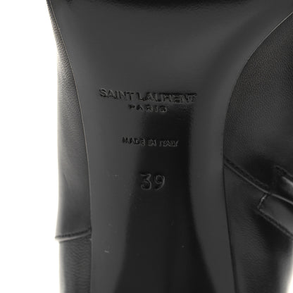 Saint Laurent Nappa Vendome Loulou Ankle Zip Boot 39 Black 7 of 8