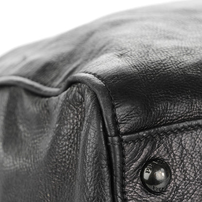 Prada Glace Calf Shopping Tote Nero Black 9 of 12