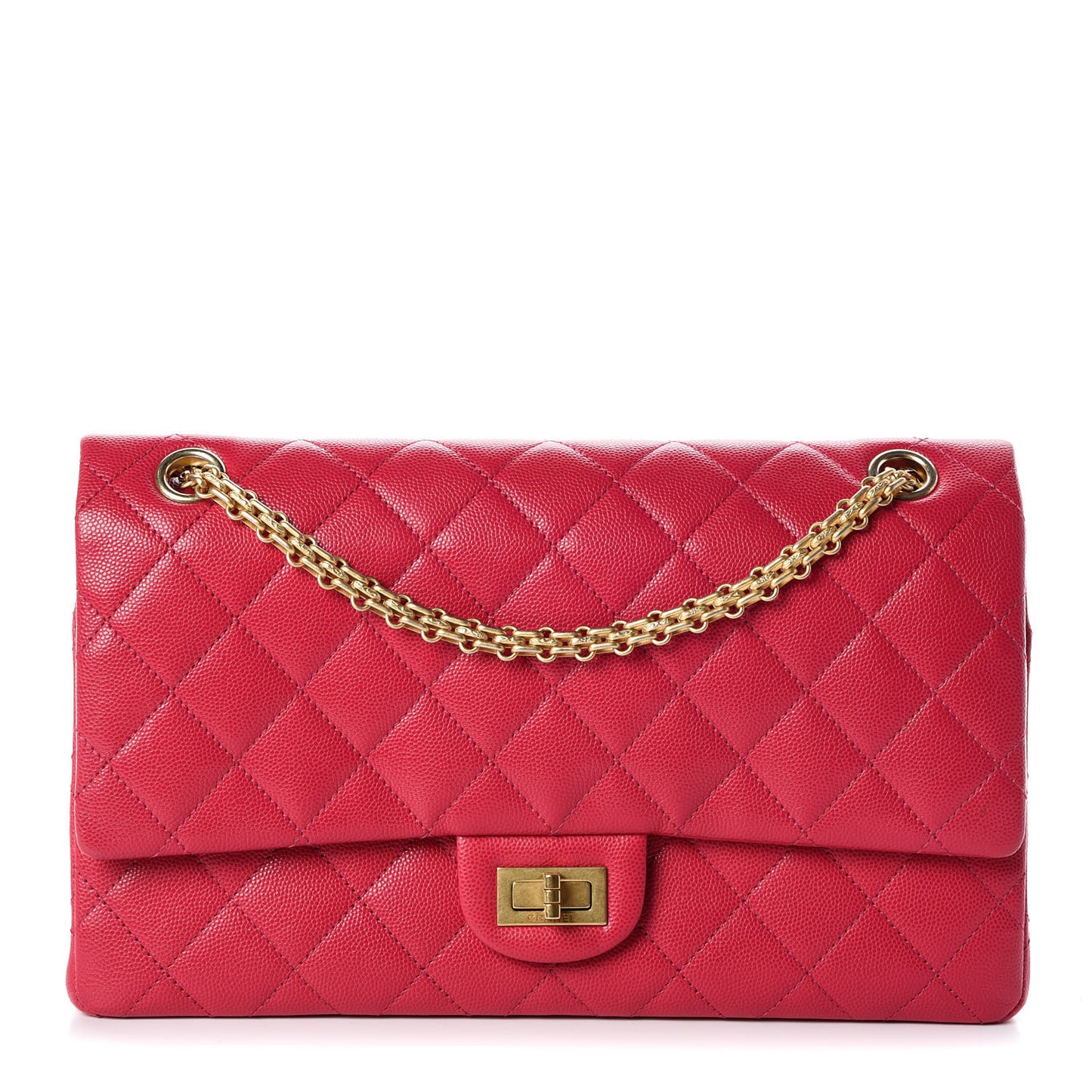 Caviar Quilted 2.55 Reissue 226 Flap Dark Pink