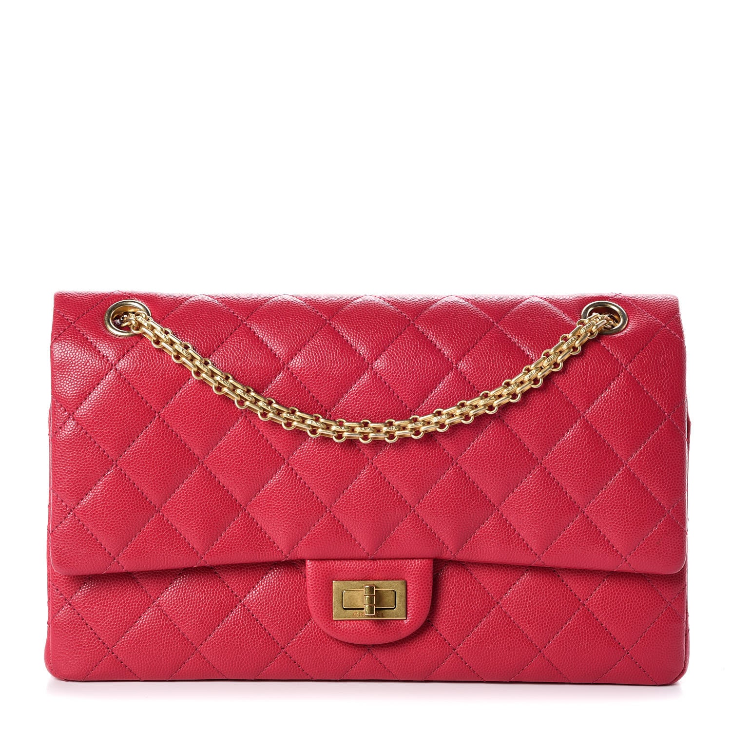 Chanel Caviar Quilted 2.55 Reissue 226 Flap Dark Pink 1 of 11
