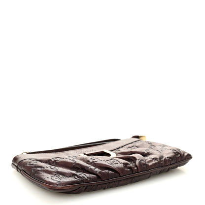 Gucci Guccissima D Gold Wristlet Bordeaux 4 of 8