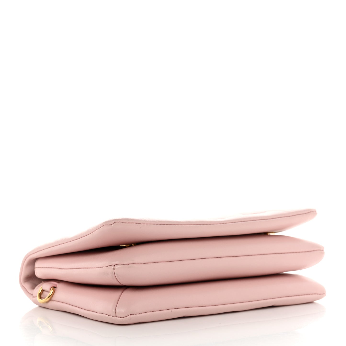 Lambskin Embossed Monogram Pochette Coussin Rose