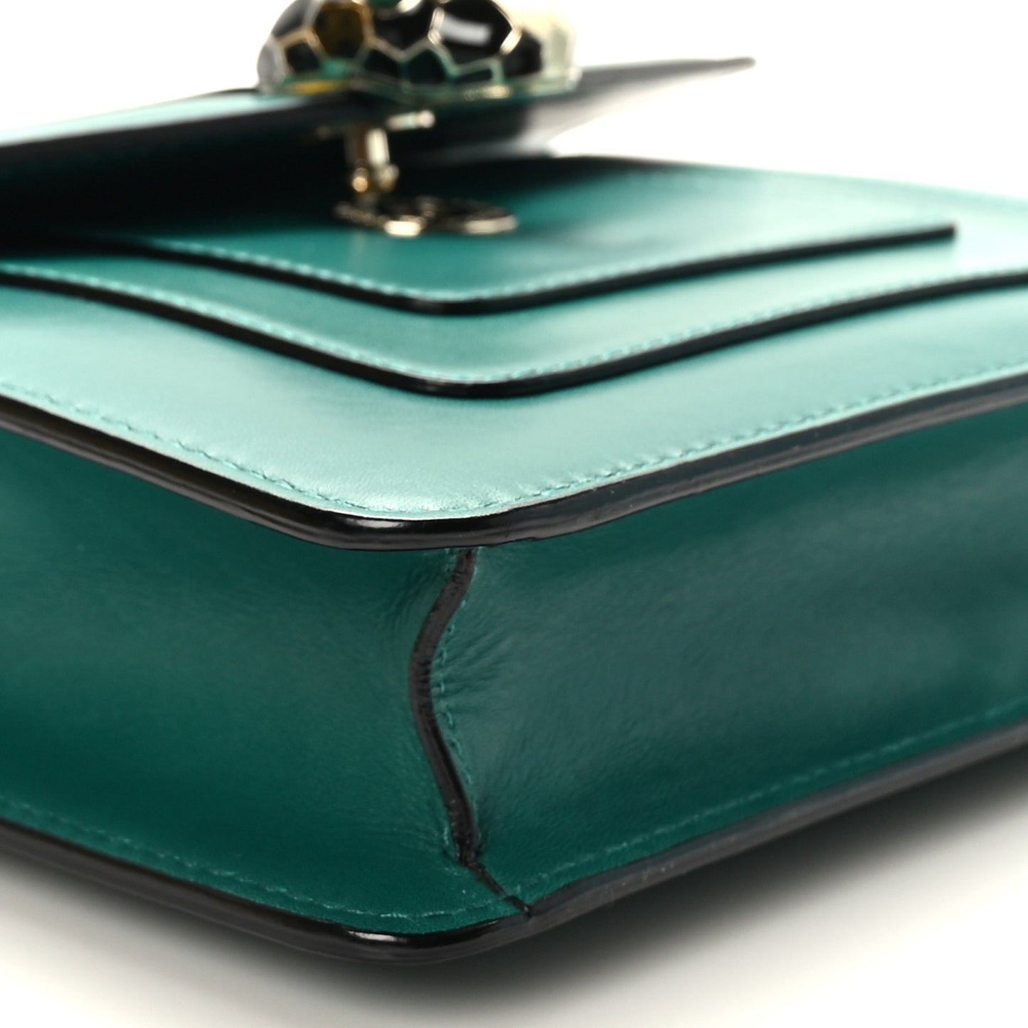 Calfskin Serpenti Forever Crossbody Bag Emerald Green