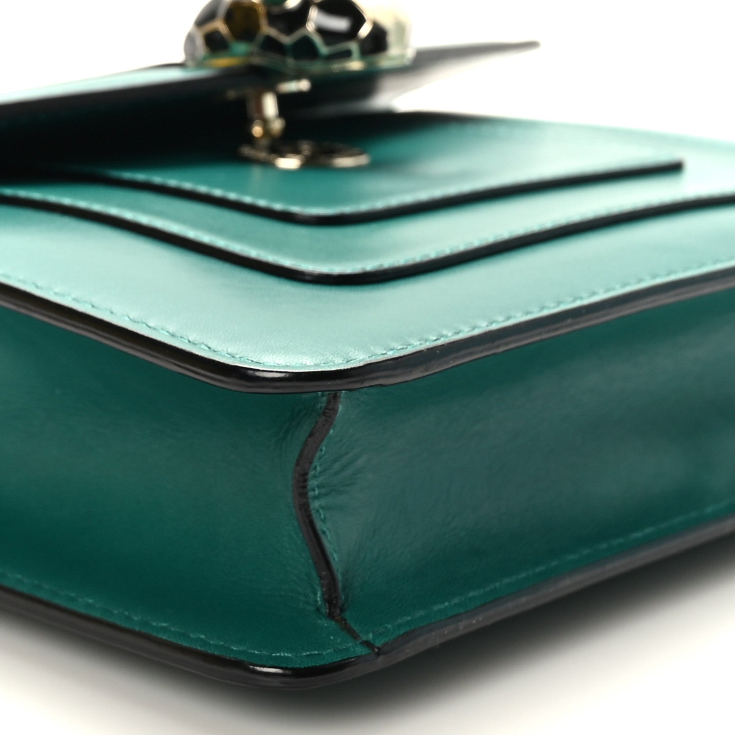 Bulgari Calfskin Serpenti Forever Crossbody Bag Emerald Green 8 of 10