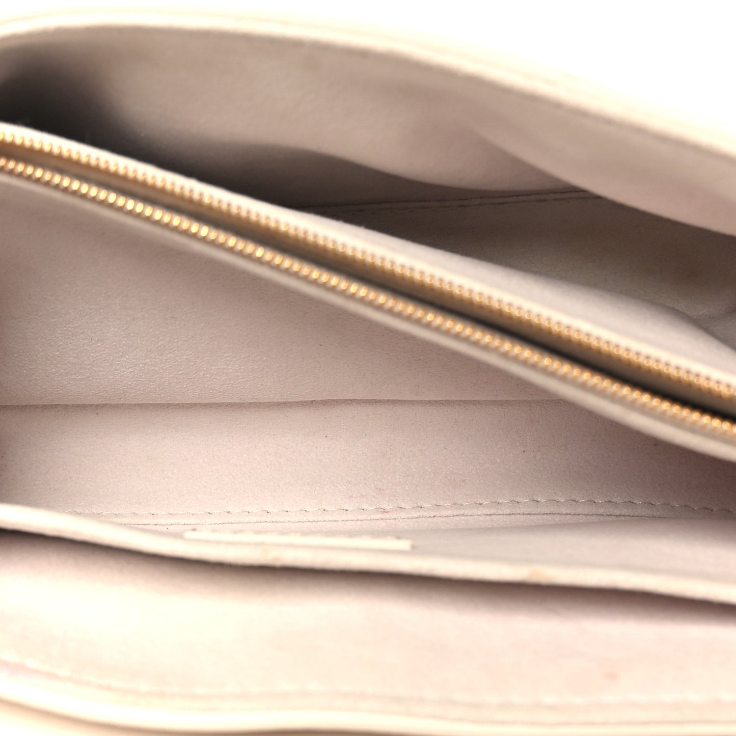 Calfskin LV New Wave Chain Bag Ivory