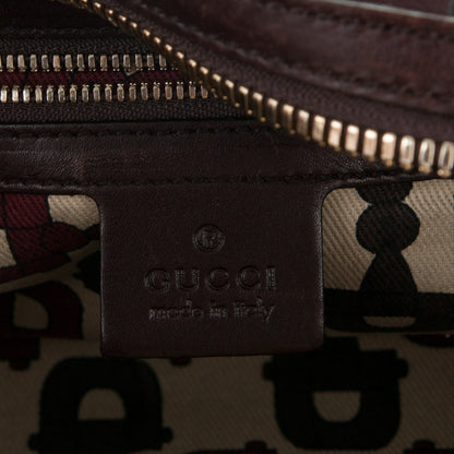 Gucci Guccissima Medium Wave Boston Dark Brown 6 of 9