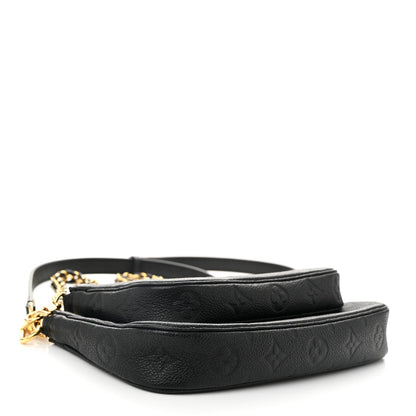 Louis Vuitton Empreinte Monogram Giant Multi Pochette Accessories Black 4 of 10