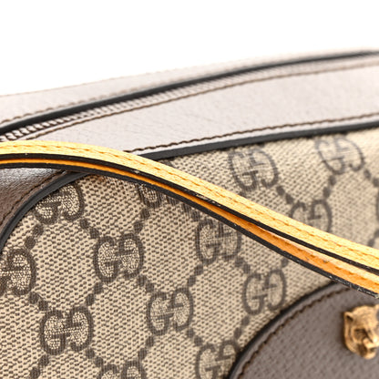 Gucci GG Supreme Monogram Web Neo Vintage Shoulder Bag Beige New Acero Crop 12 of 14