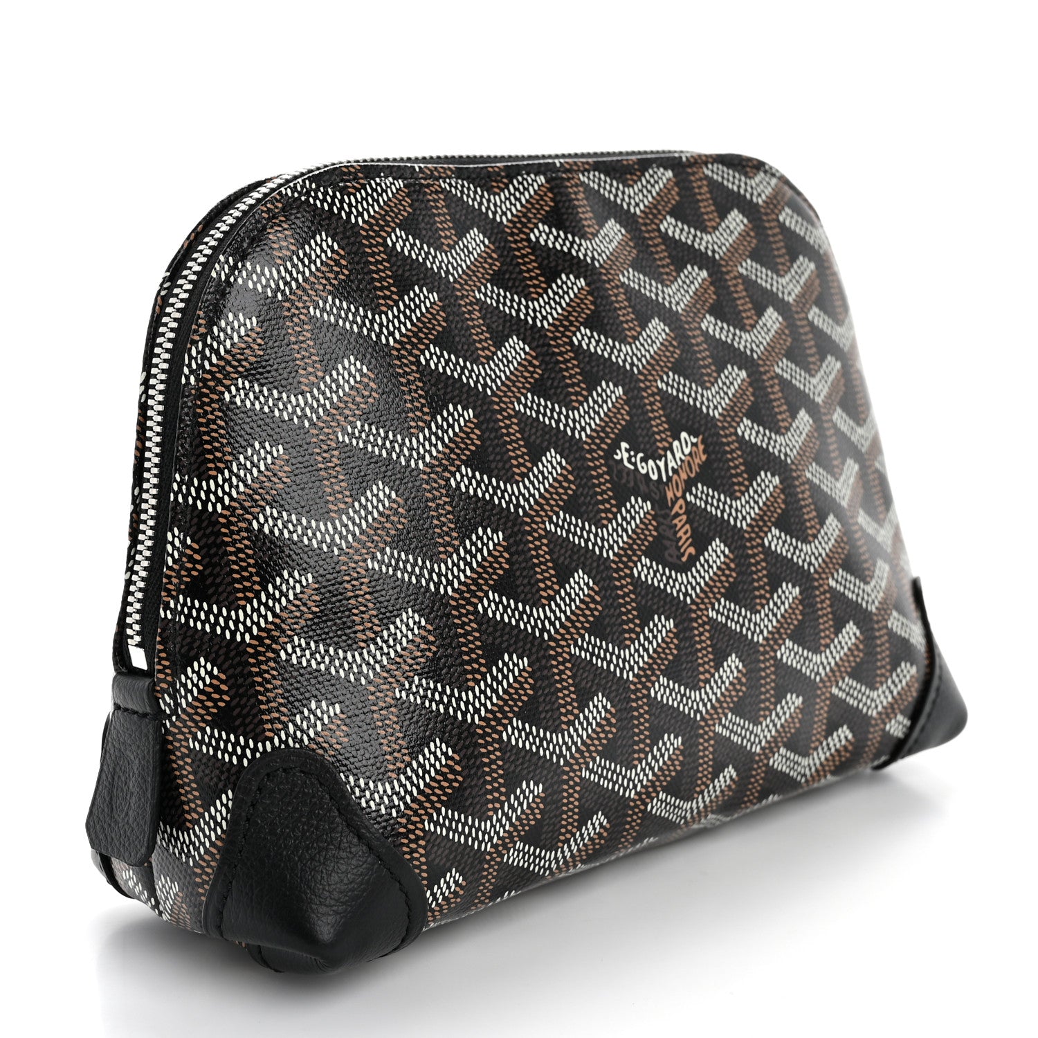 Goyard Goyardine Vendome Toiletry Pouch Black 3 of 8