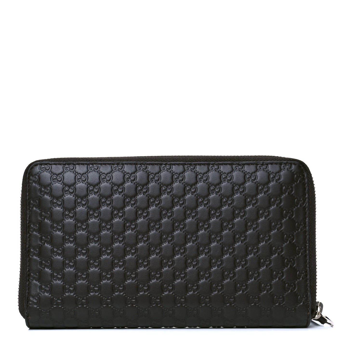Microguccissima Large Zip Around Organizer Wallet Testa di Moro