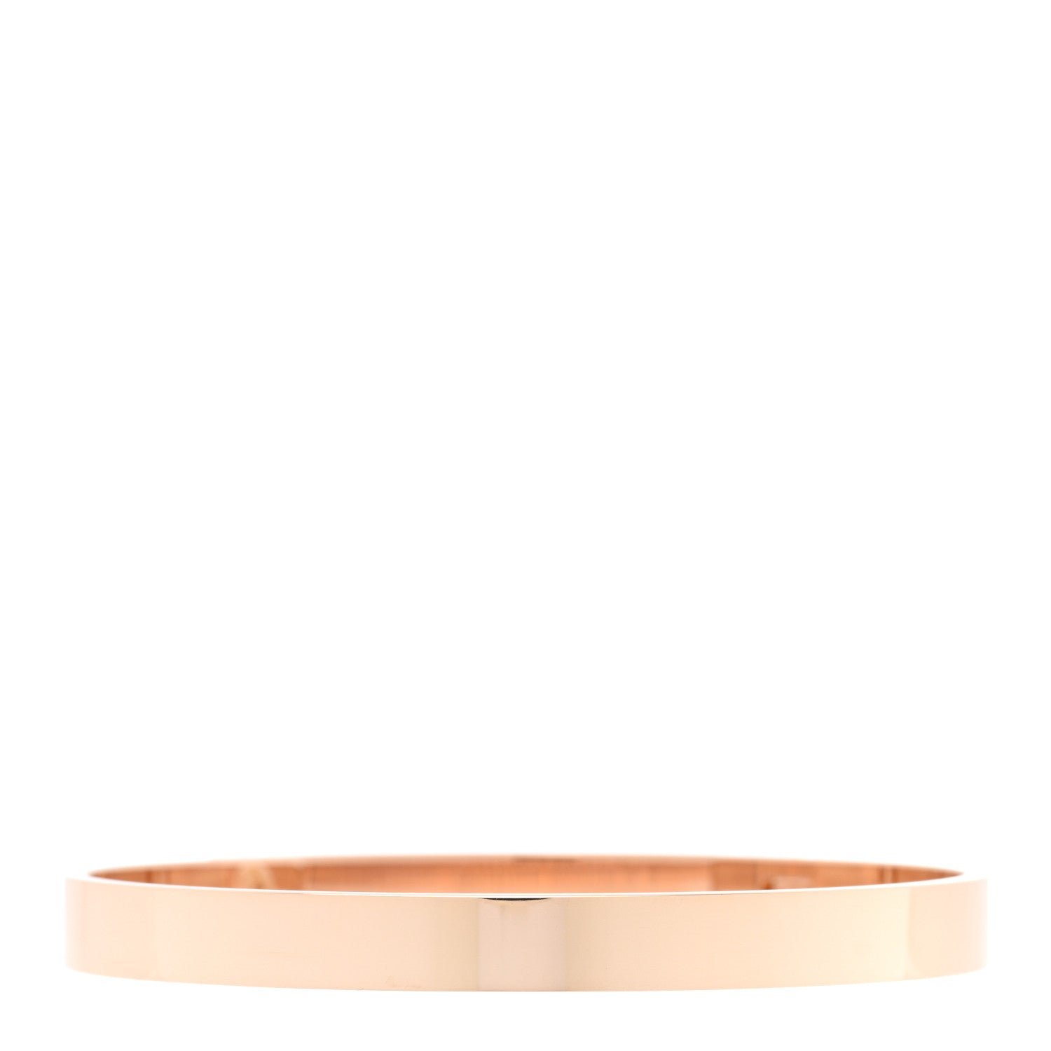 Hermes 18K Rose Gold Diamond PM Collier De Chien Bracelet SH 2 of 4