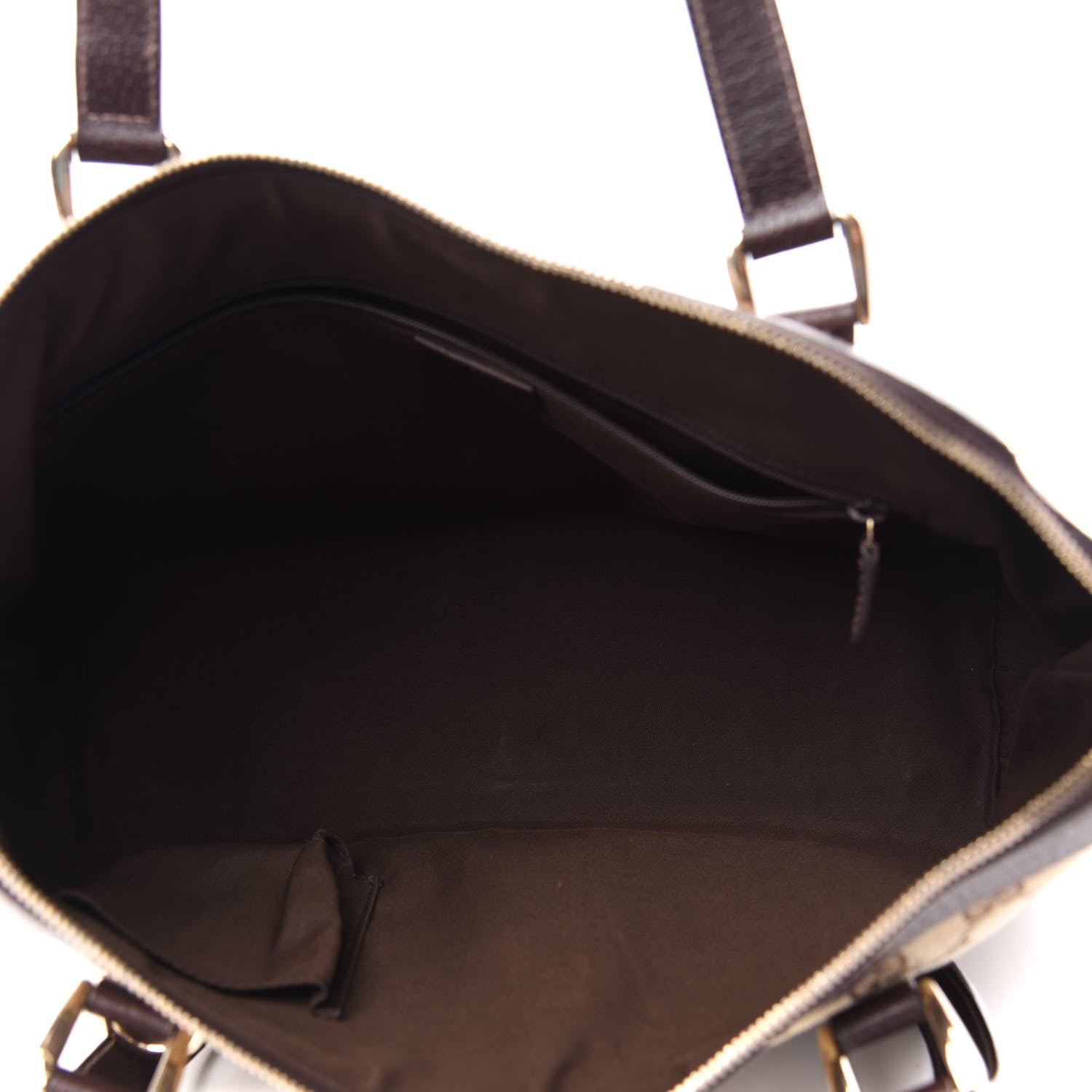 Gucci Monogram Medium Abbey Tote Dark Brown 5 of 11