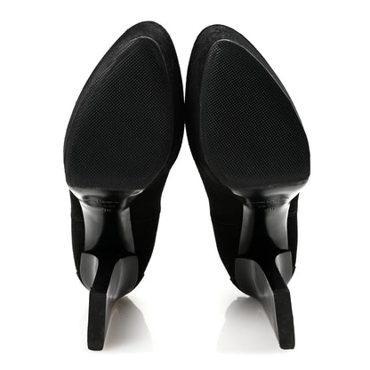 Saint Laurent Suede Vika 95 Chelsea Boot 38 Black 6 of 9