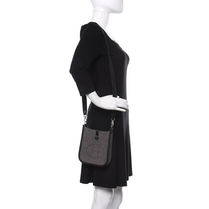 Hermes Feutre Swift Evelyne TPM Gris Moyen Black 2 of 11