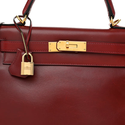Hermes Box Kelly Retourne 28 Rouge H 8 of 12