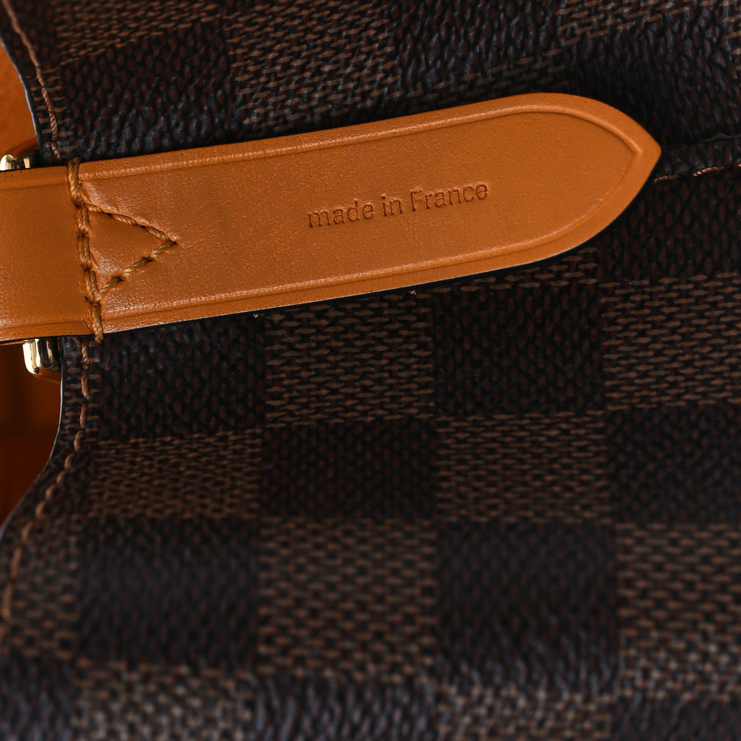 Damier Ebene Neonoe MM Safran