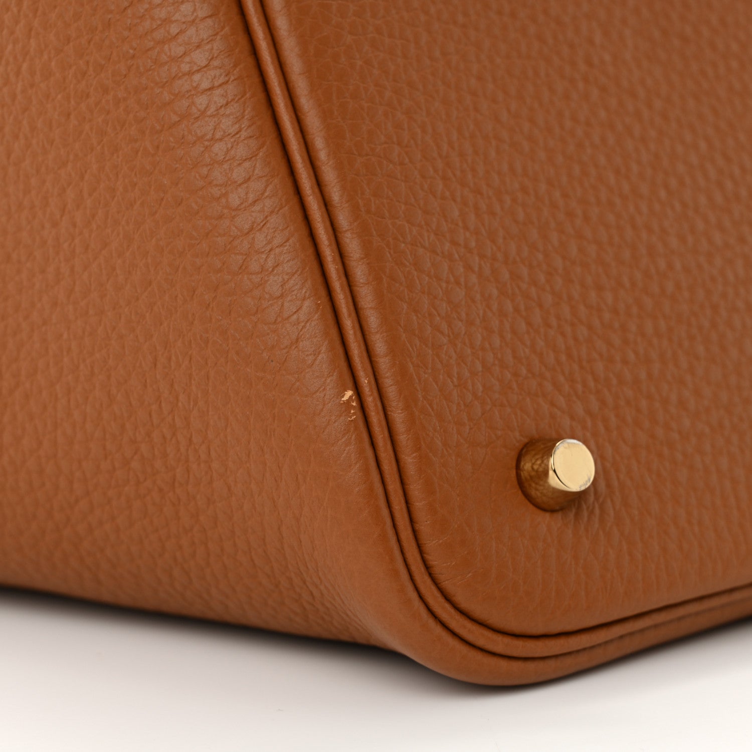 Hermes Taurillon Clemence Picotin Lock 22 MM Gold 11 of 12