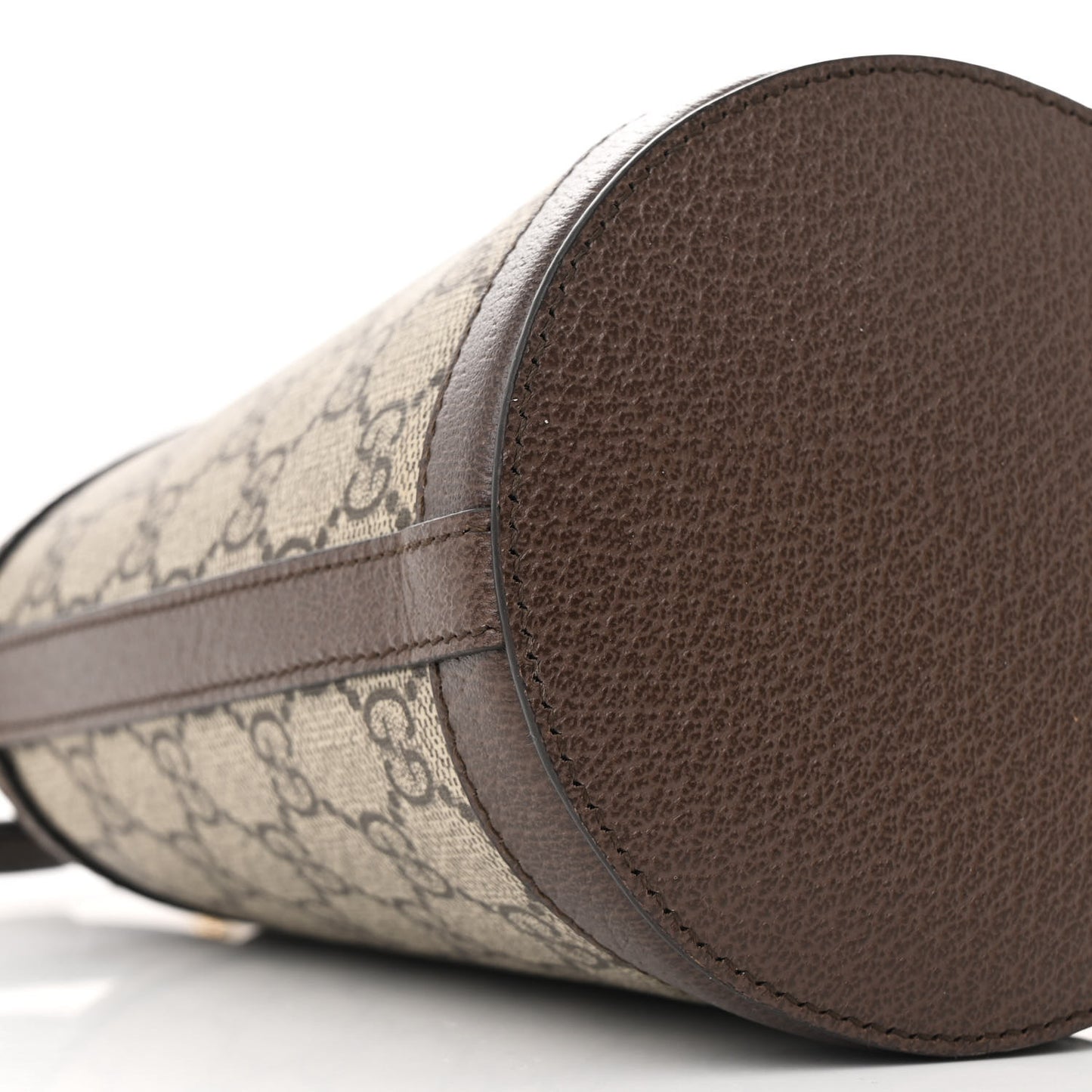 GG Supreme Monogram Ophidia Mini Bucket Bag Beige Ebony