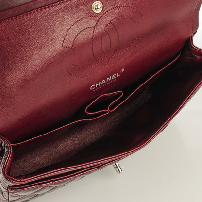 Chanel Patent Quilted Medium Double Flap Bordeaux 8 of 8